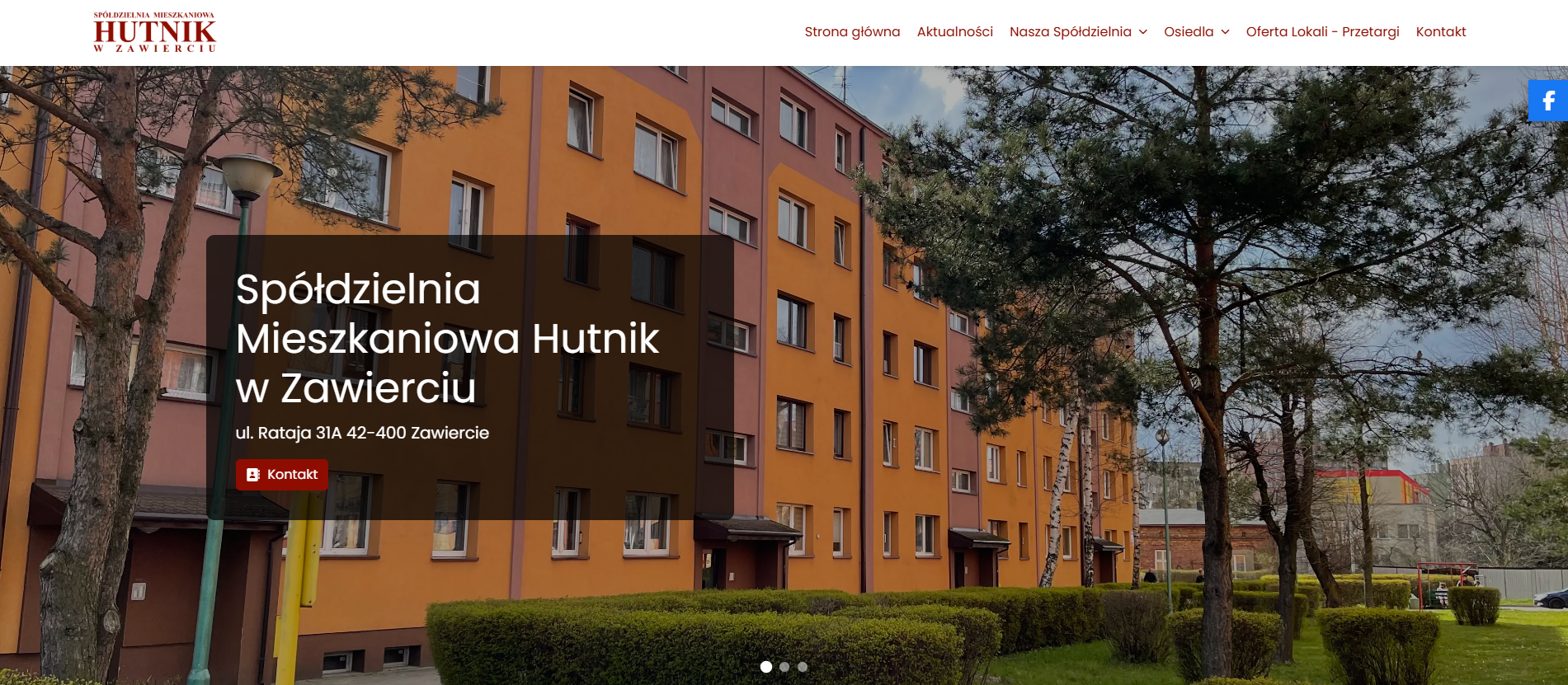 SM Hutnik - strona spoldzielni mieszkaniowej